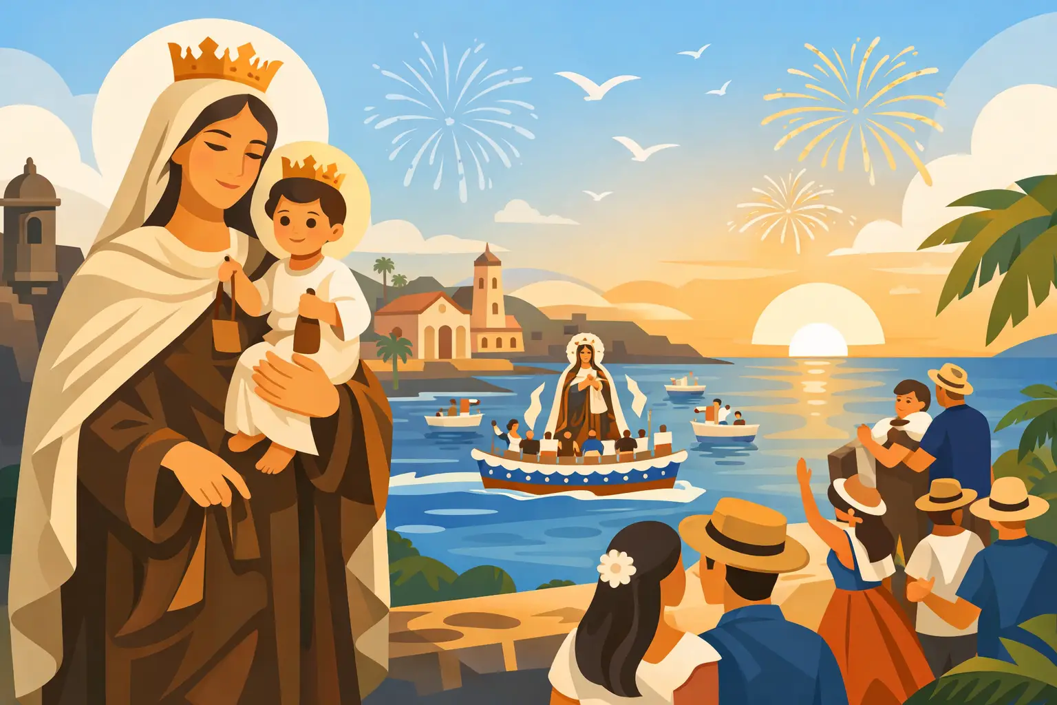 La Fiesta de la Virgen del Carmen en Puerto Rico