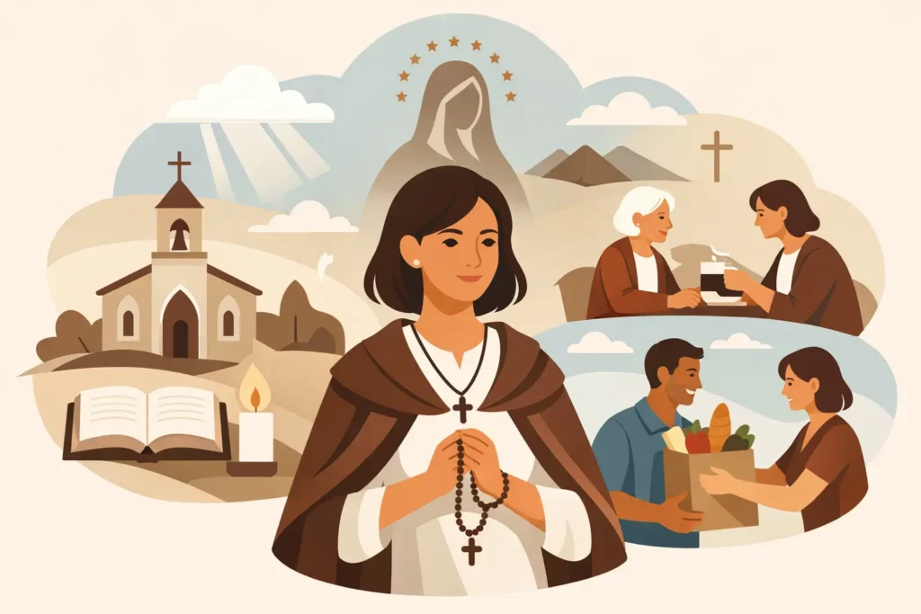 What does a lay Carmelite do? Su vida real